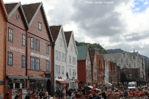 Shopping the streets of bryggen