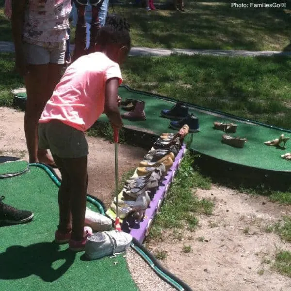 Governors island mini golf in nyc