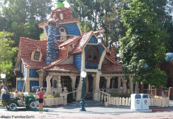 Goofy's house in toon town, disneyland