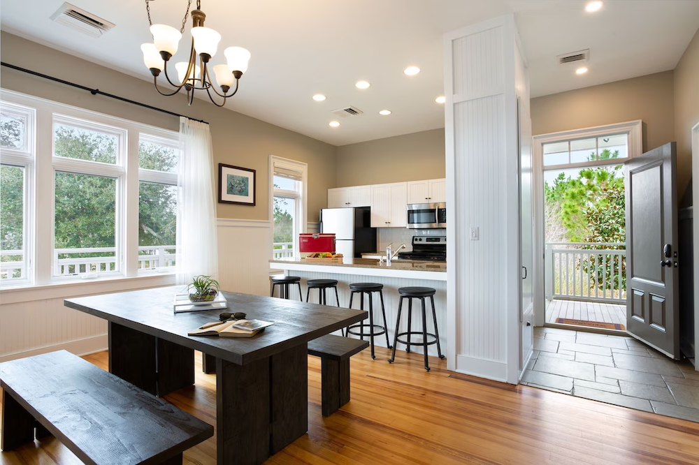 Eagle cottages at gulf state park are upscale. Bright and airy.