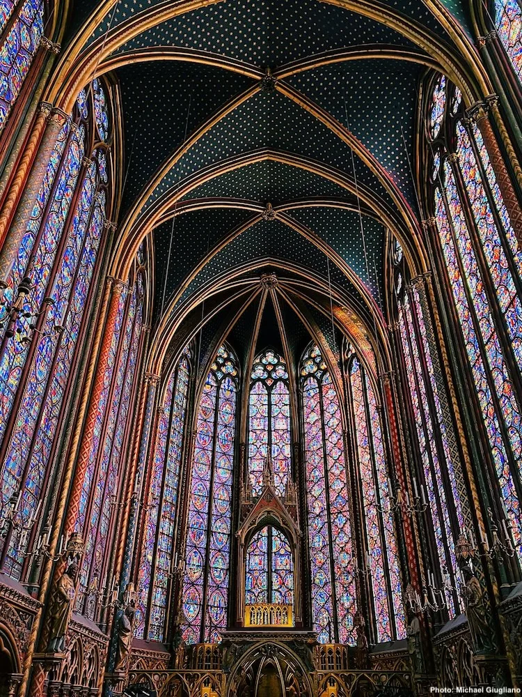 if you are going to visit one church in paris with kids, make it sainte chappelle with its kaleidoscope of stained-glass windows