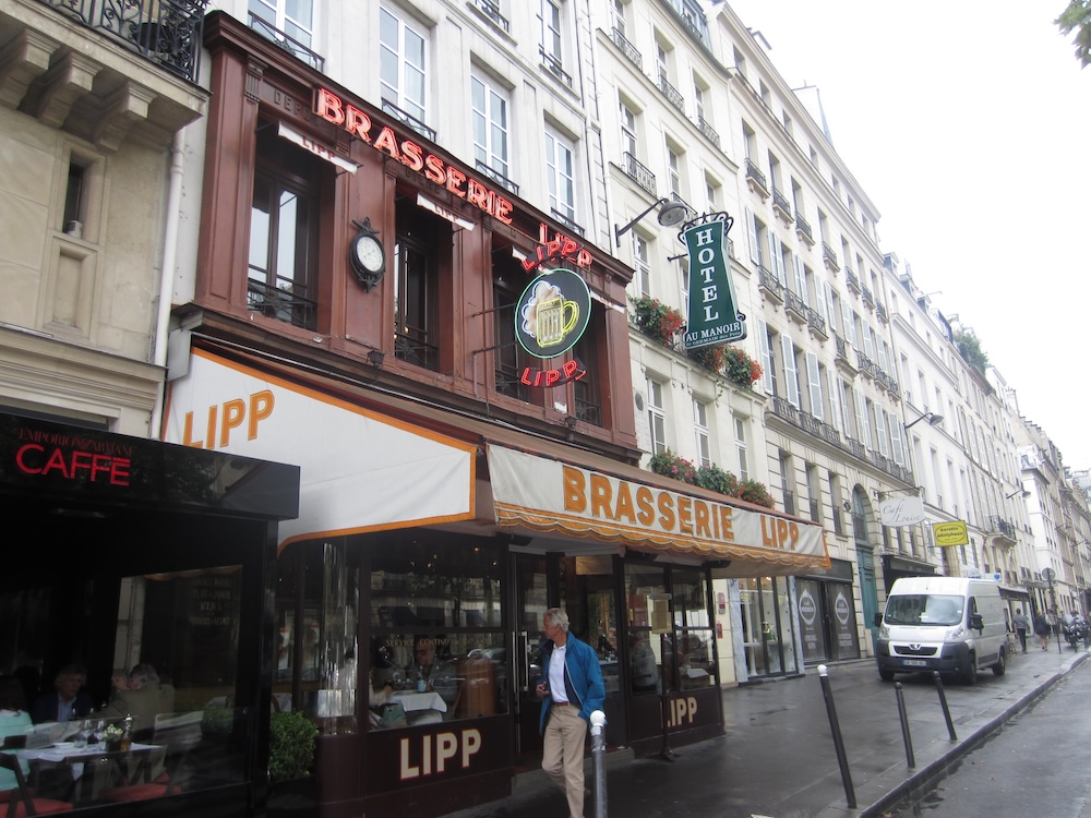 brasserie lipp serves up classic french bistro food and a bit of paris history. 