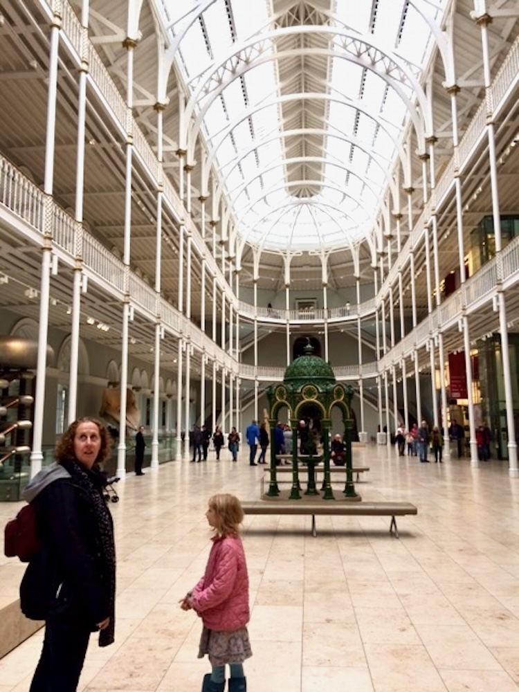 kids love the scottish national museum in edinburgh, which is built around a bright, glass-enclosed victorian atrium,