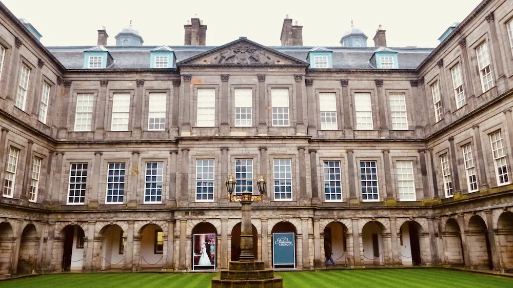 holyroodhouse, still a royal palace, has an audio tour just for kids, which makes it easy for the whole family to enjoy a tour. 