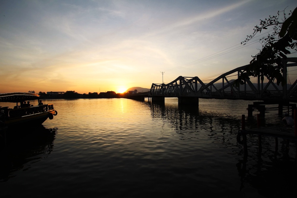 A day exploring kampot and kep should end with a sunset and fresh fish for dinner.